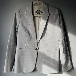 J.Crew pin-striped blazer